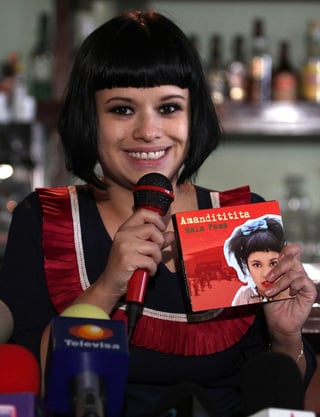 La cantante presentó su tercer disco, Mala fama.