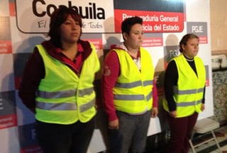 Asaltantes. Tres mujeres involucradas en asaltos de Torreón ya fueron enviadas al penal.