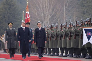 El presidente de Turquía, Abdullah Gül, recibió a Enrique Peña Nieto en el Palacio Cankaya. (EFE) 