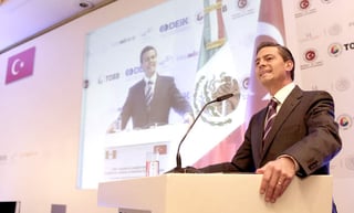 Peña Nieto dijo que su visita a Turquía es para acreditar la voluntad de México de estrechar los lazos con ese país. 
