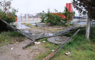 El abandono y destrucción son el sello que caracteriza a los recintos deportivos del municipio de Torreón. (Fotografías de Jesús Galindo)