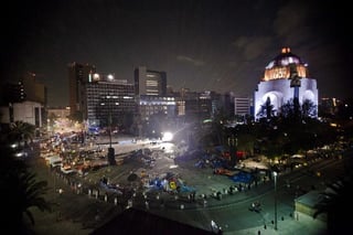 La CNTE calificó como 'un agravio' , el desalojo que realizó el GDF en el plantón del Monumento a la Revolución. (El Universal) 
