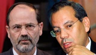 Dirigentes. Madero y Gárate Chapa, presidente de la Comisión Nacional Organizadora de Elecciones. 