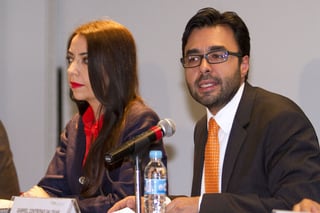 Conferencia. El presidente del Instituto Federal de Telecomunicaciones (IFT), Gabriel Contreras, en una rueda de prensa. 