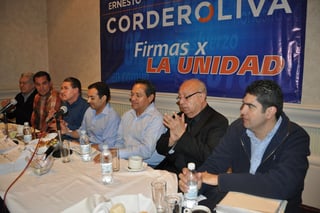 Visita. El senador Ernesto Cordero estuvo de gira en la Comarca Lagunera de Durango, pues busca la dirigencia nacional del PAN. 