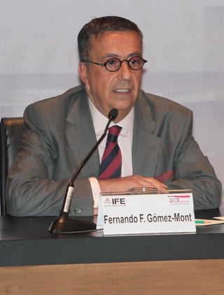 Declara. Fernando Gómez Mont, ex secretario de Gobernación, niega que los gobiernos federales del PAN hayan brindado protección a Guzmán.