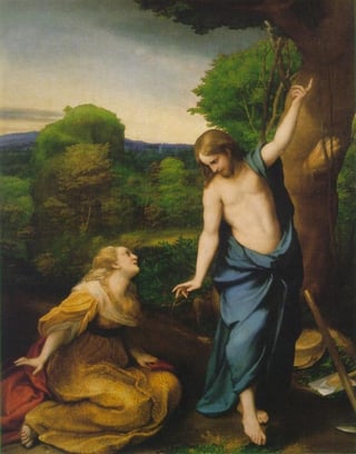 En la obra, Corregio representa un episodio de la resurrección de Jesucristo, que, dicho sea de paso, fue un tema recurrente en la iconografía tardomedieval y el Renacimiento, que inspiró a distintos pintores. (MUSEO DEL PRADO)