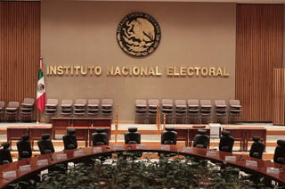 Salón. Aspecto del salón de sesiones del nuevo Instituto Nacional Electoral recién inaugurado.