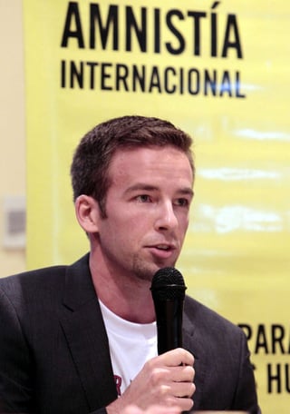 Conferencia. El vicedirector de comunicación de Amnistía Internacional (AI), Frank Conde.
