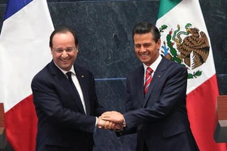 México y Francia firmaron 42 acuerdos en rubros académicos, salud, desarrollo sostenible y cooperación territorial. (El Universal) 
