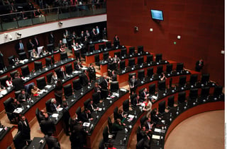 Sesión. En la fotografía se observa la Sesión Ordinaria del Senado de la República.