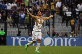 Daniel Ramírez anotó el gol del triunfo de los Pumas el domingo pasado contra las Chivas en CU. (Jam Media)