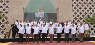 Enrique Peña Nieto inauguró la VI Cumbre de la AEC en Mérida, Yucatán. (EFE) 