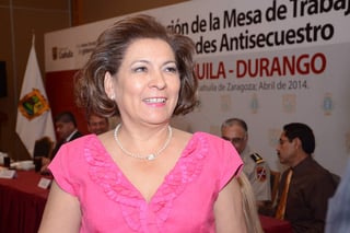  Isabel Miranda de Wallace, consideró que el gobierno federal está haciendo un buen papel en Michoacán. 