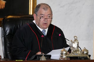 Nuevo sistema. El magistrado Édgar Elías Azar, presidente del Tribunal Superior.