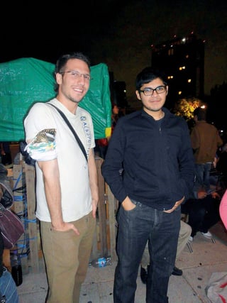 Marcha. En 2012 Carlos Brito era un joven egresado del Tecnológico de Monterrey, convocaba a través de redes sociales a organizar la primera marcha antipeña. (EL UNIVERSAL)