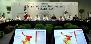 Estrategia. Reunión en la ciudad de Reynosa, donde se anunció una 'nueva fase' en la estrategia de seguridad en Tamaulipas.