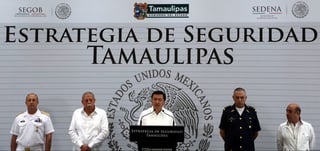 Estrategia. El secretario de Gobernación, Miguel Ángel Osorio, presentó la segunda etapa del plan. (NOTIMEX)