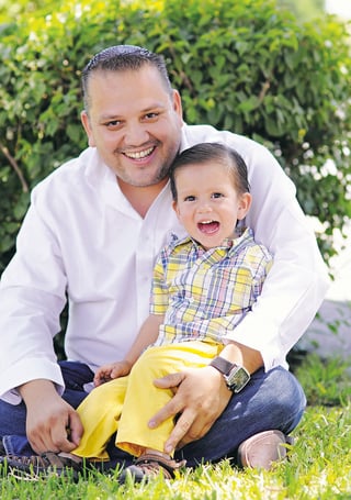 José Eduardo Sotomayor con su hijo José Gerardo Sotomayor.