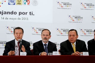 Tensión electoral. César Camacho (izq) y Gustavo Madero se lanzan acusaciones previo a las elecciones estatales en Nayarit y Coahuila.