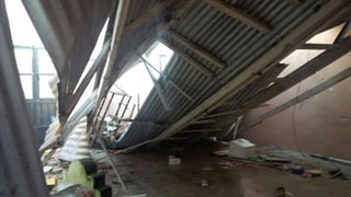 El sismo registrado el día de hoy en Chiapas dejó diversos daños en viviendas. (EFE) 