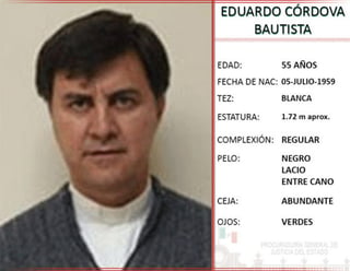 La fotografía de Eduardo Cordova, acusado penalmente de abusar sexualmente de 19 menores, fue colocada en la página web de la fiscalía. (Internet) 