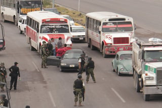 Acción.  Los agentes montaron un operativo de búsqueda por los alrededores de la colonia Chapala en búsqueda del taxi.