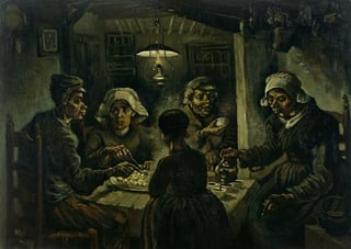 Actualmente, 'Los comedores de patatas' se encuentra en el Museo Van Gogh, en Ámsterdam, en los Países Bajos. (TOMADA DE INTERNET)