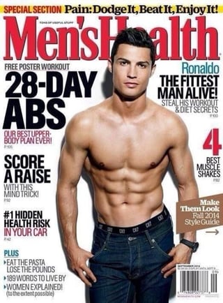 La portada de Men's Health en su edición de septiembre. (Especial)