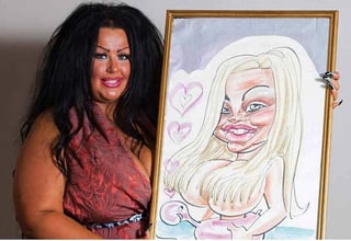 La mujer de 30 años ha gastado miles de dólares para parecerse a su propio dibujo. (DOGMEDIOS.COM)