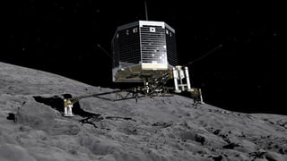 El lugar 'tiene que ser relevante para las operaciones en superficie de los 10 instrumentos científicos que transporta Philae', agregaron los expertos de la ESA. (EFE)