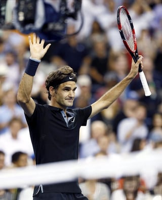 Roger Federer no tuvo problemas para apuntarse su primer triunfo en el US Open 2014, tras vencer 6-3, 6-4, 7-5(4) a Marinko Matosevic. (EFE)