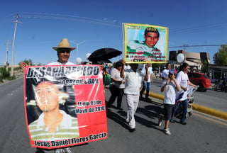 Acto público. FUUNDEC marcha en Torreón por el Día Internacional de los Desaparecidos.
