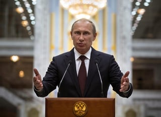 Putin subrayó que el objetivo de las acciones rebeldes es 'hacer retroceder a la artillería de las grandes ciudades para que no puedan matar a la gente'. (EFE)