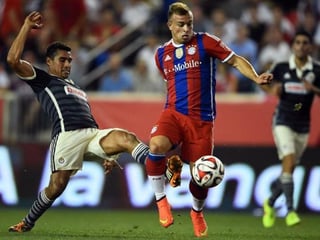 El suizo Xherdan Shaquiri, futbolista del Bayern Munich, podría llegar al Atlético de Madrid en calidad de préstamo.