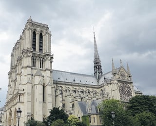 
El punto de partida, la Catedral de Notre Dame, París.