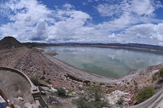 Volumen. La presa Lázaro Cárdenas cuenta con un almacenamiento del 46 por ciento de su nivel ordinario.