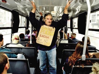 José Mujica durante su campaña electoral, 2009.