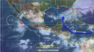 Se pronostica que “Polo” ocasione lluvias fuertes (de 25 a 50 mm), vientos de 40 km/hr, con rachas de hasta 80 km/hr, y oleaje de 2 a 4 metros de altura, en áreas de Baja California Sur y Sinaloa. (Conagua)