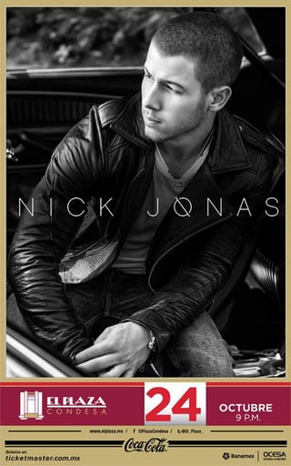 Nick Jonas deleitará a sus fans mexicanas con su proyecto como solista. (Facebook) 