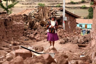 Temblor. De acuerdo al presidente Humala, la región del Cusco ha sido la zona más afectada por el sismo. (EFE)