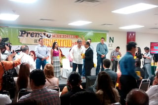 Premio. Fueron jóvenes de Torreón los reconocidos.