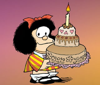 'Mafalda' sopla 50 velitas