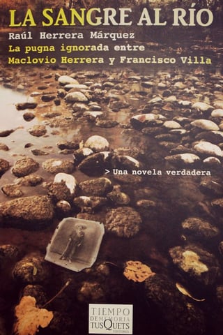 Abierta. La presentación del libro 'La sangre al río', de Raúl Herrera Márquez, está dirigida al público en general.