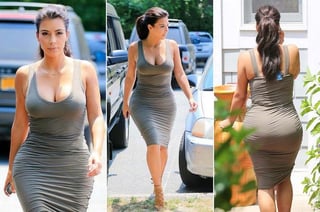 Kim Kardashian se declaró obsesionada por mantener una mini cintura. (Archivo)
