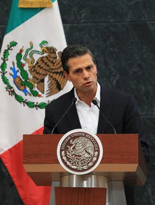 La sociedad está cansada de la impunidad y de la delincuencia, afirmó Peña Nieto en un acto público celebrado en la capital mexicana. (Archivo)