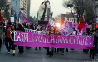 Dolor. Cientos de mujeres se unieron para exigir un alto a la violencia de género.
