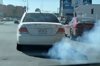 Contaminan. La contaminación vehicular es la principal fuente de emisión de partículas suspendidas al ambiente en Torreón.