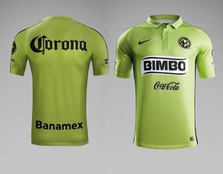 La sorpresa principal es el color tanto de la camiseta como del short, ya que es un tono en verde. (Club América)
