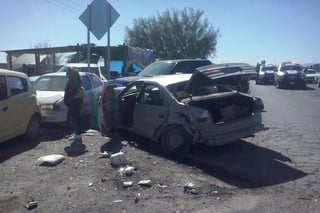 Chocan en carretera Torreón- San Pedro